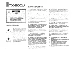 Preview for 2 page of Yamaha TX-900 Owner'S Manual