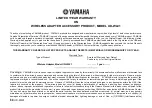 Preview for 34 page of Yamaha UD-WL01 Owner'S Manual