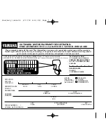 Preview for 91 page of Yamaha VZ150 Owner'S Manual