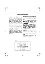 Preview for 4 page of Yamaha WaveRunner XL700 2004 Owner'S/Operator'S Manual