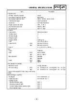 Preview for 10 page of Yamaha WOLVERINE YFM45FXV Supplementary Service Manual