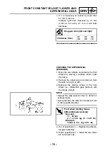 Preview for 79 page of Yamaha WOLVERINE YFM45FXV Supplementary Service Manual