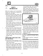 Preview for 11 page of Yamaha XL700Y WaveRunner Owner'S/Operator'S Manual