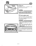 Preview for 35 page of Yamaha XL700Y WaveRunner Owner'S/Operator'S Manual