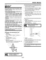 Preview for 101 page of Yamaha XT250X 2008 Service Manual