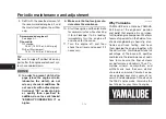 Preview for 58 page of Yamaha Y15ZR Owner'S Manual