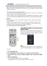 Yamaha YAS-706 Series Manual preview