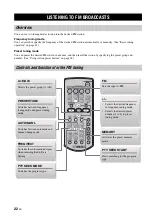 Preview for 24 page of Yamaha YAS 71 - Air-Surround XTREME Speaker Sys Owner'S Manual