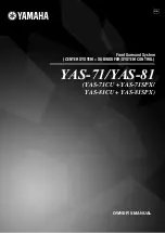 Preview for 1 page of Yamaha YAS-81 Owner'S Manual