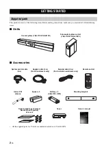 Preview for 6 page of Yamaha YAS-81 Owner'S Manual