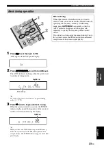 Preview for 27 page of Yamaha YAS-81 Owner'S Manual