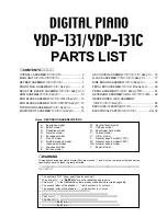 Preview for 51 page of Yamaha YDP-131 Service Manual