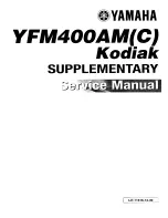 Preview for 351 page of Yamaha YFM400FWAM Service Manual