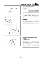 Preview for 330 page of Yamaha YFM700RV 2006 Service Manual