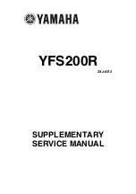 Yamaha YFS200R 2002 Service Manual preview