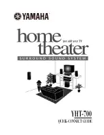 Yamaha YHT-700 Quick Connect Manual preview