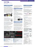 Preview for 2 page of Yamaha YHT795 Specifications