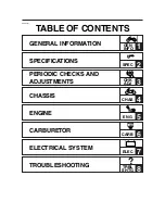 Preview for 6 page of Yamaha YJ125S Service Manual