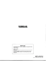 Preview for 20 page of Yamaha YPP-35 Owner'S Manual