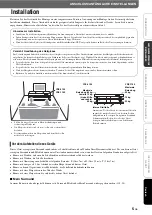 Preview for 119 page of Yamaha YRS-2100 Owner'S Manua