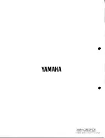 Preview for 73 page of Yamaha YS100 Operating Manual