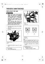 Preview for 61 page of Yamaha YS928J Owner'S Manual