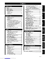 Preview for 5 page of Yamaha YSP-3050 - Digital Sound Projector Home Theater System Owner'S Manual