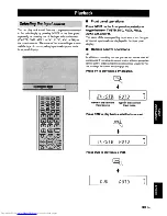 Preview for 43 page of Yamaha YSP-3050 - Digital Sound Projector Home Theater System Owner'S Manual