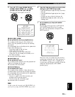 Preview for 37 page of Yamaha YSP-3050 - Digital Sound Projector Home Theater... Owner'S Manual