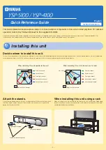 Yamaha YSP-5100BL Quick Reference Manual preview