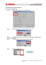 Preview for 69 page of Yamaha YSP10 Service Information