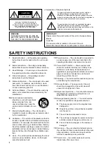 Preview for 2 page of Yamaha YST-MS55D Owner'S Manual