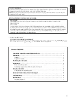 Preview for 3 page of Yamaha YST-SW012 Owner'S Manual