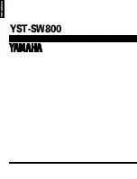 Preview for 26 page of Yamaha YST-SW800 Service Manual