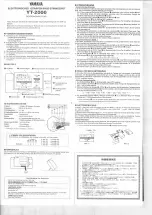 Preview for 4 page of Yamaha YT-2000 Owner'S Manual