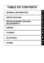 Preview for 9 page of Yamaha YZ125 2015 Owner'S Service Manual