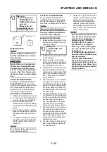 Preview for 22 page of Yamaha YZ125 2015 Owner'S Service Manual