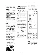 Preview for 19 page of Yamaha YZ250F 2009 Owner'S Service Manual