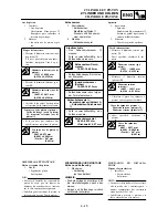 Preview for 345 page of Yamaha YZ250F(N)/LC Owner'S Service Manual