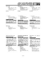 Preview for 485 page of Yamaha YZ250F(N)/LC Owner'S Service Manual