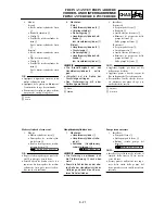 Preview for 499 page of Yamaha YZ250F(P)/LC Owner'S Service Manual