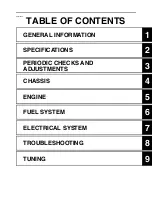 Preview for 7 page of Yamaha YZ250FX 2021 Owner'S Manual