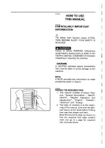 Preview for 12 page of Yamaha YZ400FL Service Manual