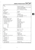 Preview for 71 page of Yamaha YZ400FL Service Manual