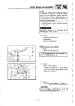 Preview for 190 page of Yamaha YZ400FL Service Manual