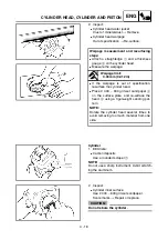 Preview for 234 page of Yamaha YZ85(V) Owner'S Service Manual