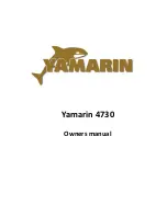 YAMARIN 4730 Owner'S Manual preview