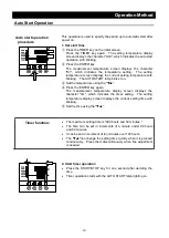 Preview for 18 page of Yamato FO610CR Manual