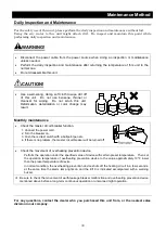 Preview for 32 page of Yamato FO610CR Manual