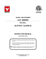 Yamato ULF701C Instruction Manual preview